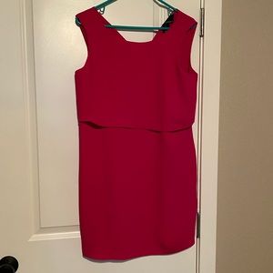 Hot pink cocktail dress Cynthia Rowley